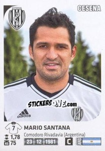 Figurina Mario Santana - Calciatori 2011-2012 - Panini