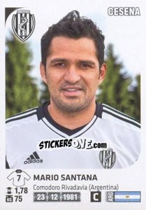 Sticker Mario Santana - Calciatori 2011-2012 n. Ag28 - Panini