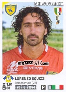 Cromo Lorenzo Squizzi - Calciatori 2011-2012 - Panini