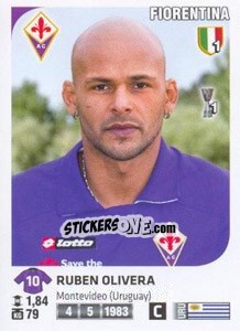 Cromo Ruben Olivera - Calciatori 2011-2012 - Panini