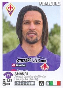 Sticker Amauri - Calciatori 2011-2012 n. Ag42 - Panini