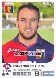 Sticker Fernando Belluschi - Calciatori 2011-2012 - Panini