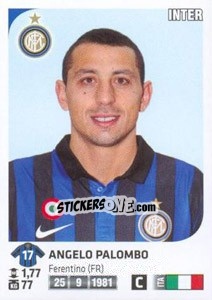 Sticker Angelo Palombo - Calciatori 2011-2012 n. Ag52 - Panini