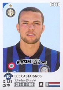Cromo Luc Castaignos - Calciatori 2011-2012 - Panini