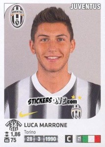 Sticker Luca Marrone - Calciatori 2011-2012 n. Ag58 - Panini
