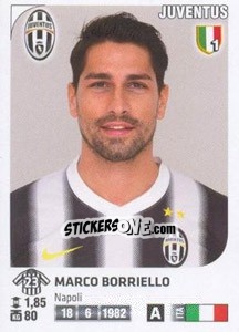 Sticker Marco Borriello - Calciatori 2011-2012 - Panini