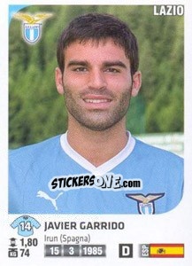 Cromo Javier Garrido - Calciatori 2011-2012 - Panini