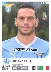Figurina Luciano Zauri - Calciatori 2011-2012 - Panini