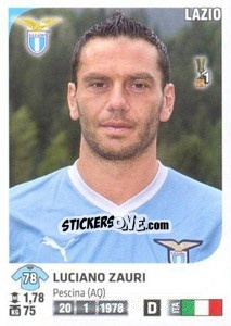 Sticker Luciano Zauri - Calciatori 2011-2012 n. Ag63 - Panini