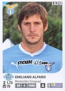 Sticker Emiliano Alfaro - Calciatori 2011-2012 - Panini