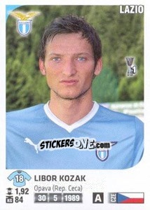 Sticker Libor Kozak - Calciatori 2011-2012 n. Ag66 - Panini