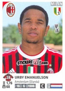 Figurina Urby Emanuelson - Calciatori 2011-2012 - Panini