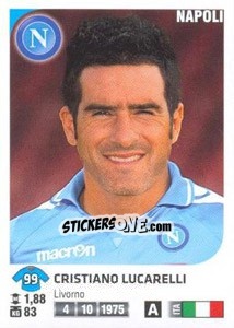 Cromo Cristiano Lucarelli - Calciatori 2011-2012 - Panini