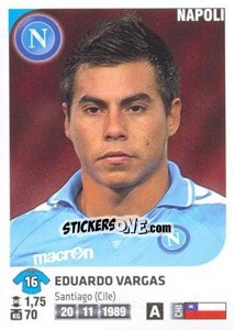 Sticker Eduardo Vargas - Calciatori 2011-2012 - Panini