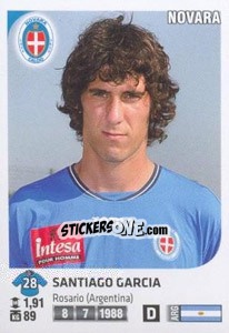 Sticker Santiago Garcia - Calciatori 2011-2012 n. Ag86 - Panini