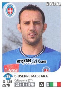 Sticker Giuseppe Mascara - Calciatori 2011-2012 n. Ag90 - Panini