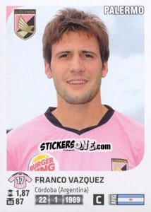 Sticker Franco Vazquez - Calciatori 2011-2012 - Panini