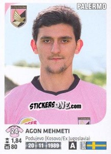 Cromo Agon Mehmeti - Calciatori 2011-2012 - Panini