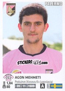 Cromo Agon Mehmeti - Calciatori 2011-2012 n. Ag96 - Panini