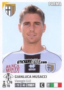 Sticker Gianluca Musacci - Calciatori 2011-2012 - Panini