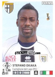 Sticker Stefano Okaka - Calciatori 2011-2012 n. Ag101 - Panini