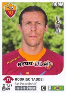 Sticker Rodrigo Taddei - Calciatori 2011-2012 n. Ag108 - Panini