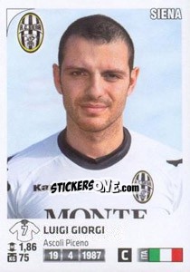 Sticker Luigi Giorgi - Calciatori 2011-2012 - Panini