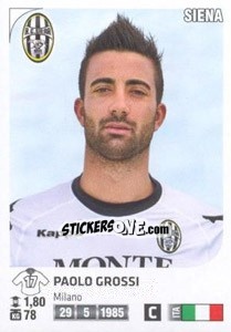 Sticker Paolo Grossi - Calciatori 2011-2012 - Panini