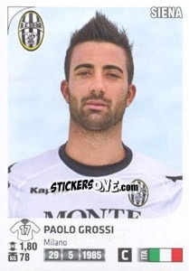 Cromo Paolo Grossi - Calciatori 2011-2012 - Panini