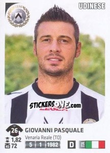 Cromo Giovanni Pasquale - Calciatori 2011-2012 - Panini