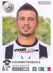 Sticker Giovanni Pasquale - Calciatori 2011-2012 n. Ag116 - Panini