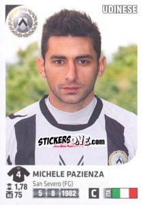 Figurina Michele Pazienza - Calciatori 2011-2012 - Panini