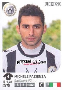 Sticker Michele Pazienza - Calciatori 2011-2012 n. Ag119 - Panini