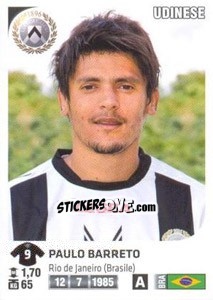 Sticker Paulo Barreto - Calciatori 2011-2012 n. Ag120 - Panini