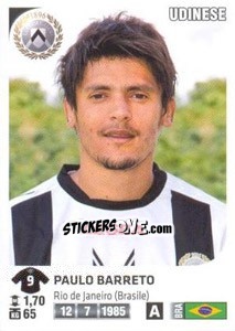 Sticker Paulo Barreto - Calciatori 2011-2012 - Panini