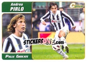 Sticker Andrea Pirlo - Palle Giocate - Calciatori 2011-2012 n. P1 - Panini