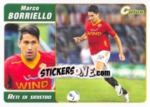 Sticker Marco Borriello / Reti Di Sinistro - Calciatori 2011-2012 n. P12 - Panini