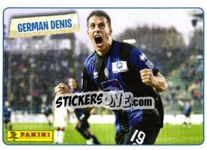 Sticker German Denis - Calciatori 2011-2012 n. V3 - Panini