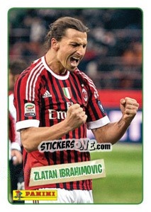 Sticker Zlatan Ibrahimovic - Calciatori 2011-2012 n. V9 - Panini