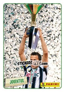 Sticker Juventus (Alessandro Del Piero) - Calciatori 2011-2012 n. V14 - Panini
