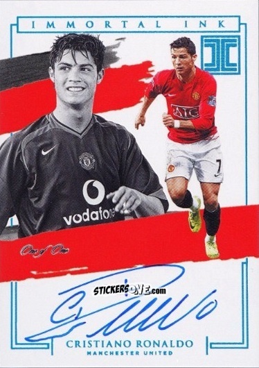 Sticker Cristiano Ronaldo - Impeccable Premier League 2020-2021 n. IM-CR7 - Panini