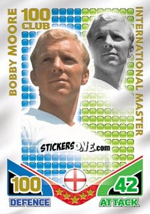 Figurina Bobby Moore - International legends 2010. Match Attax - Topps