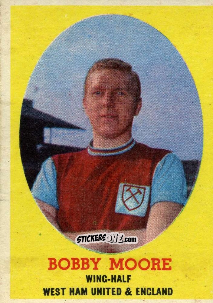 Figurina Bobby Moore - Bazooka 1962 n. 20 - A&BC