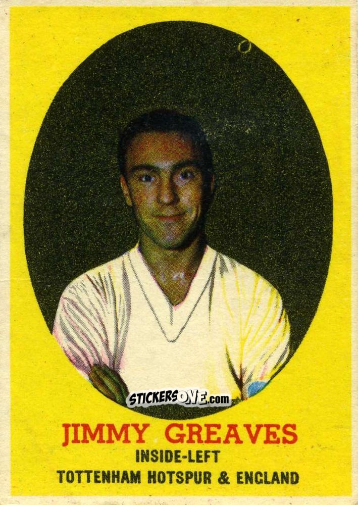 Figurina Jimmy Greaves - Bazooka 1962 n. 66 - A&BC