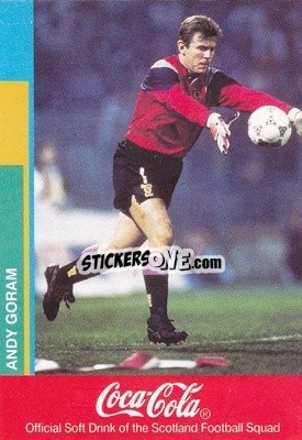 Sticker Andy Goram - British International Footballers - Merlin