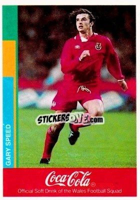 Sticker Gary Speed - British International Footballers - Merlin