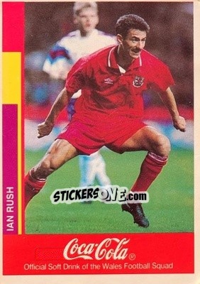 Sticker Ian Rush - British International Footballers n. 17 - Merlin