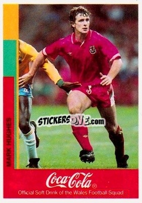 Sticker Mark Hughes - British International Footballers n. 16 - Merlin