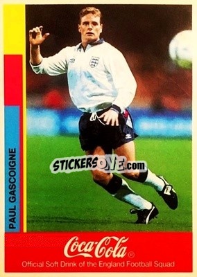 Cromo Paul Gascoigne - British International Footballers - Merlin