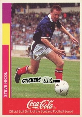 Sticker Steve Nicol - British International Footballers n. 7 - Merlin